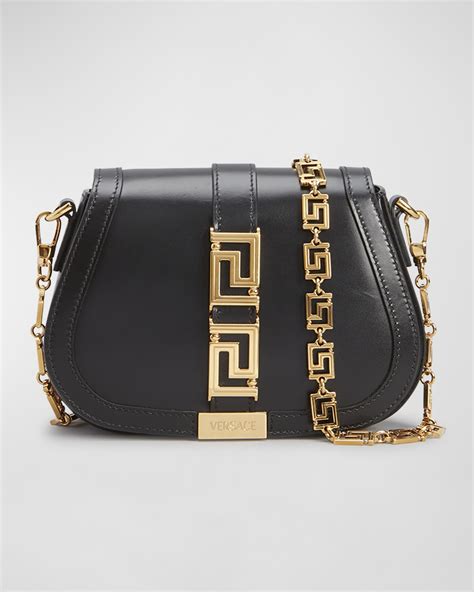 black and white versace bag|versace greca goddess.